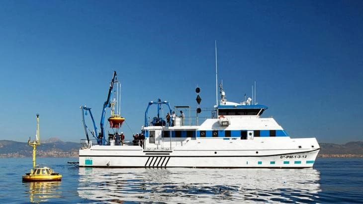 10 años del barco oceanográfico de Baleares