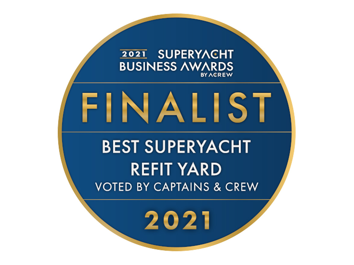 Mejor Astillero de Refit de Superyates según la votación de capitanes y tripulación